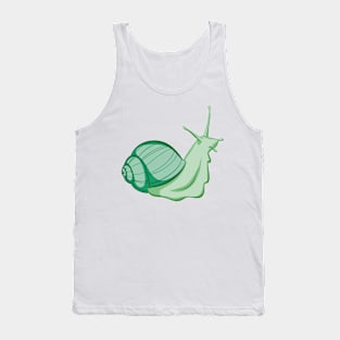 Green Snail Tank Top